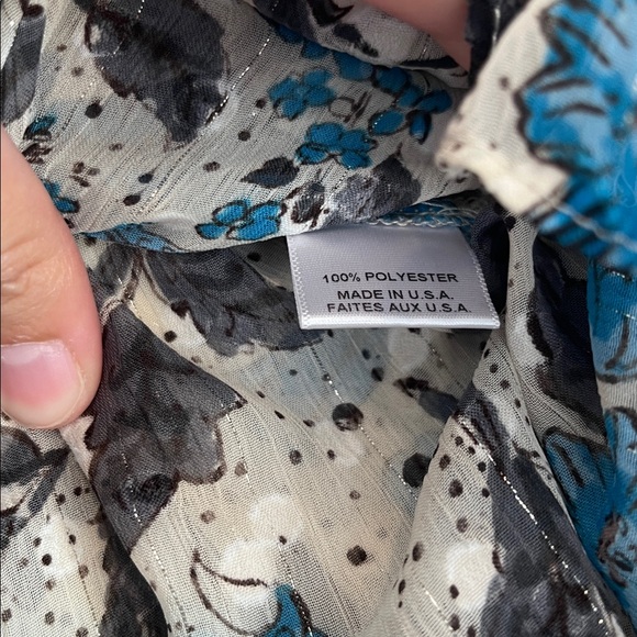 Misa Blue Floral Mini Skirt - Picture 6 of 8